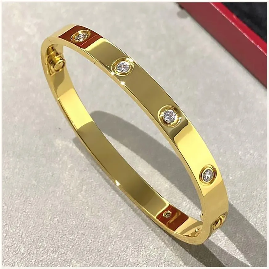 Gouden armband diamant armbanden ontwerper bangle braclets voor man armbandbanden armbandjes heren braclet pulsera hombre braccial uomo bracci2850