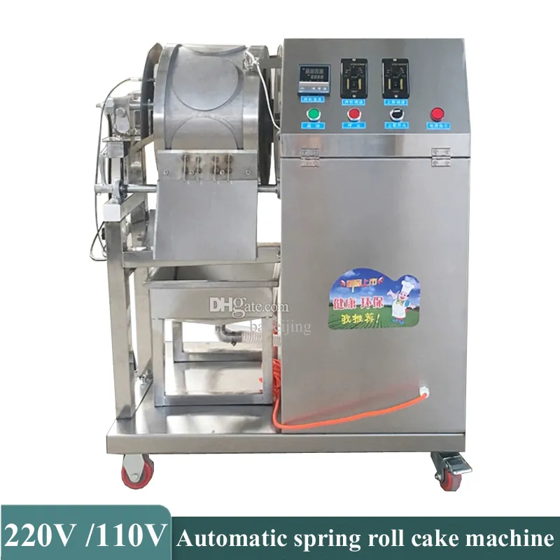 Roast Duck Cake Machine Automatische Spring Roll Skin Machine Scones Lotus Leaf Thousand Layer Cake Silk Doll Skin Crepe Machines