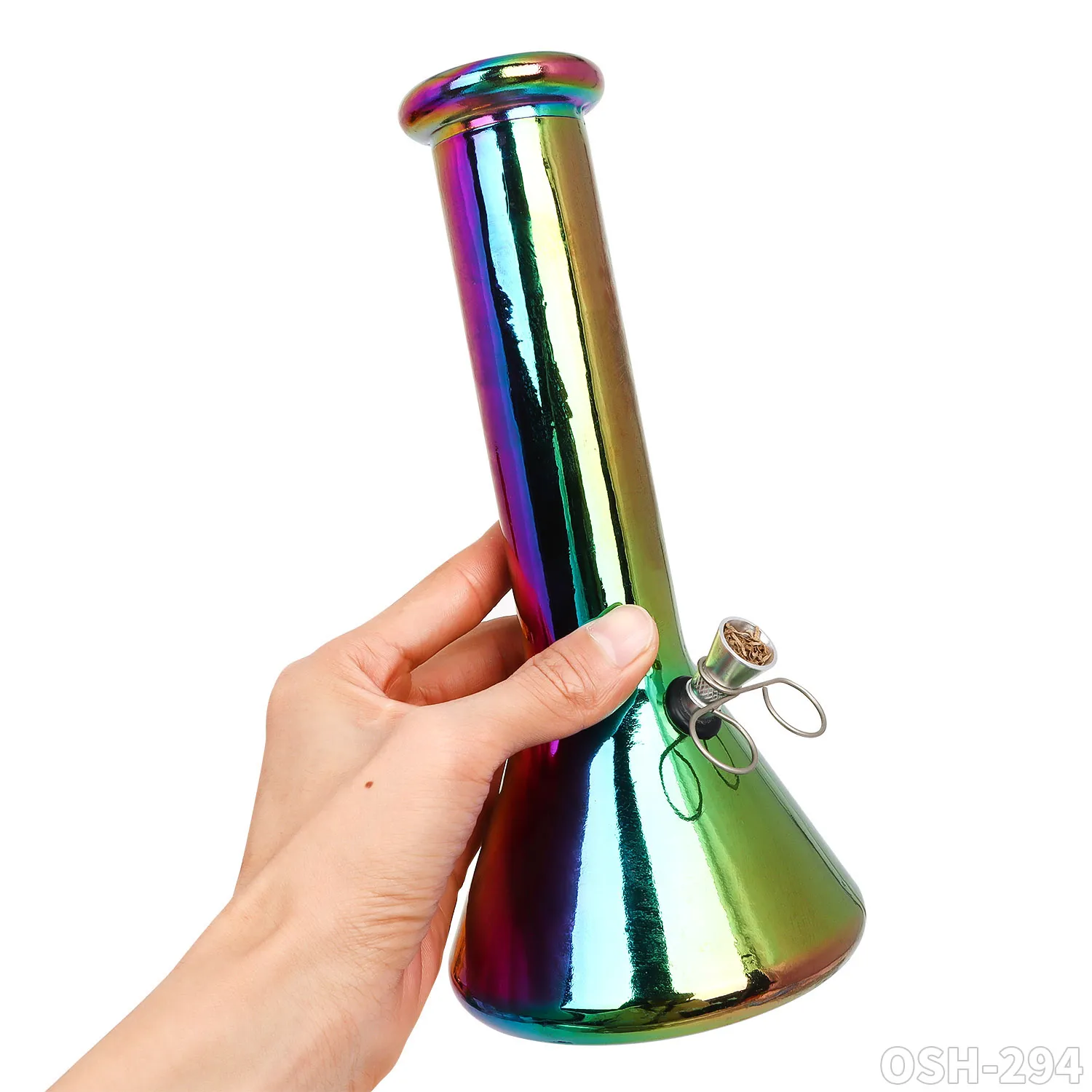 Hookah glas vattenrör perc tjockt glas vatten rörhuvud dab riggar stor glas bong bägare shisha