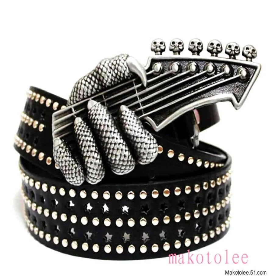 2021 Low Whole Cool Men039S Bullets Rivet Punk Skull Poker Trend Bullet Hip Hop Heavy Metal Belts Fashion Gift 9249560