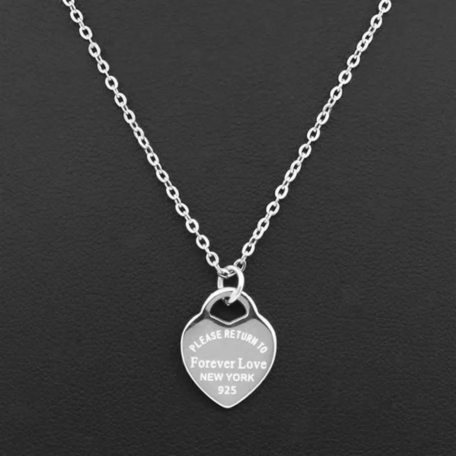 Hanger kettingen mode luxe liefde ketting dames paragraaf sleutelbeen goud perzik hart fijne sieraden285f