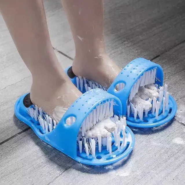 Spa Exfoliating scrubber for feet Massager Cleaner - Bathroom Bath Brush  for Removing Dead Skin