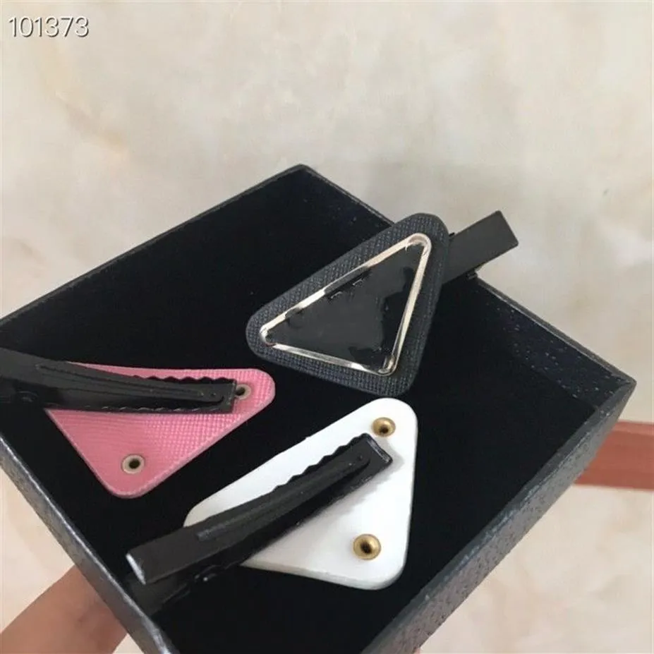 Top Luxury Design Triangle Hair Clip New Fashion Woman Hair Band Band High Quality Jewelry Supply217p