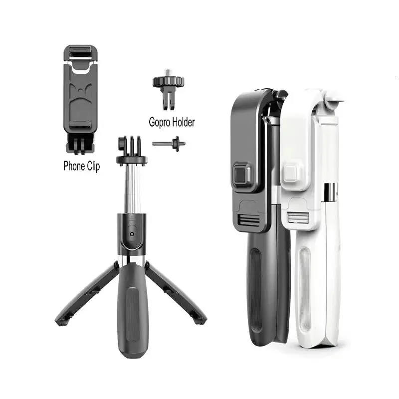 Selfie Stick Tripod Monopods dobrável Stand Universal for Smartphones para GoPro 231221