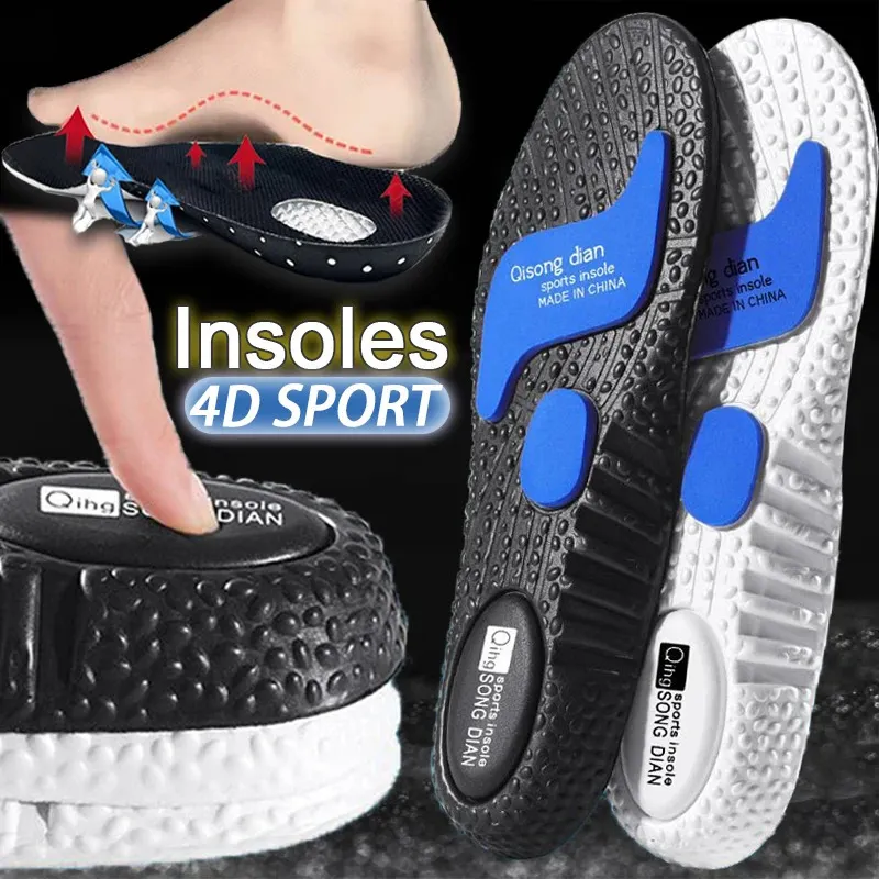 Arch Support Insoles Memory Foam Height Increase Shoe Pads Orthopedic Sports Running Cushion Breathable Heel Lift Feet Inserts 231221