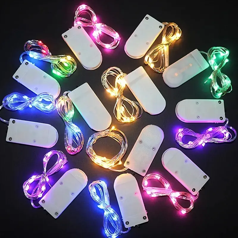 78.74inch Led Copper Wire Fairy Lights, Waterproof LED String Lights, Battery Operated DIY Wedding Party Christmas Decoration Garland Light