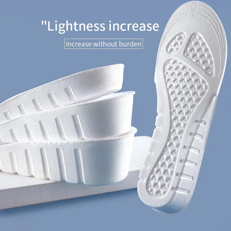 NAFOING Invisible Height Increase Insoles EVA Soft Light Shoes Sole Pad for Men Women Heel Lift Feet Care Arch Support Insol 231221