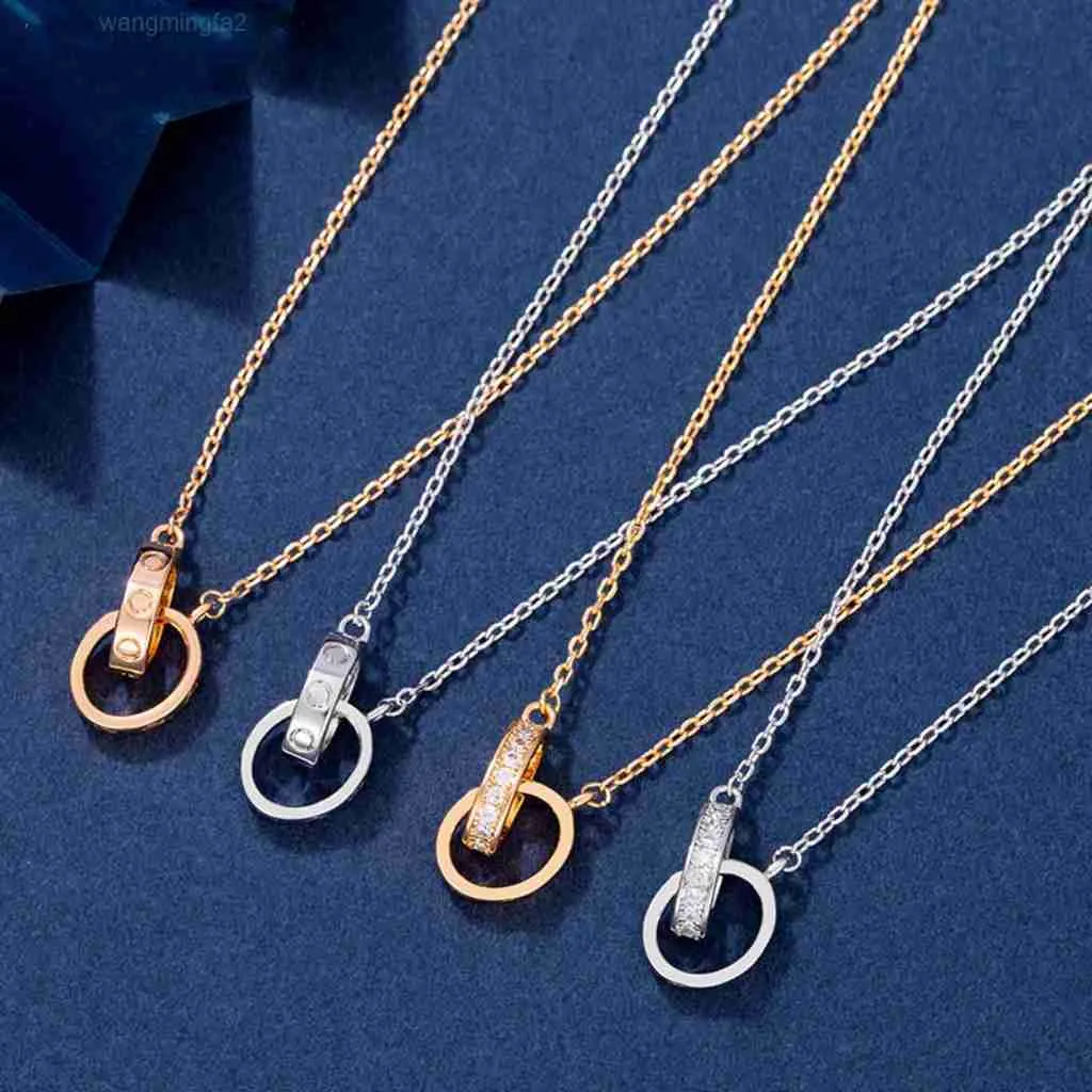 Ny varumärkes smycken gåva söt riktig tjej ka halsband designer julfest födelsedagspresent