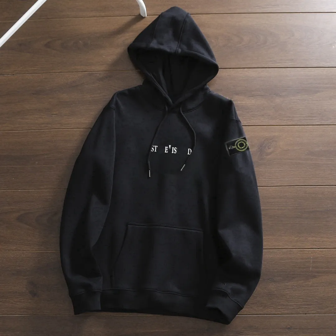Designers Mens Stones Island Hoodie Stone Pullover Long Sleeve