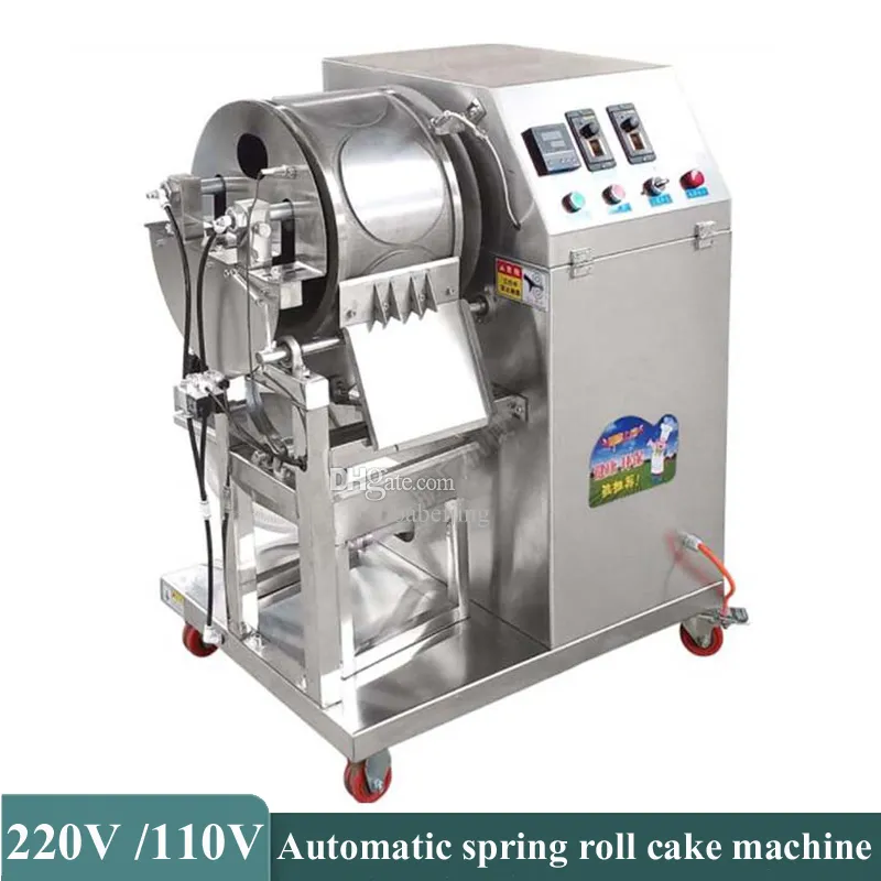 Máquina de bolo de pato assado automático Comercial Roll Roll Packaging Machine Bolo de ovo de mil camadas Bolo de camada 220V