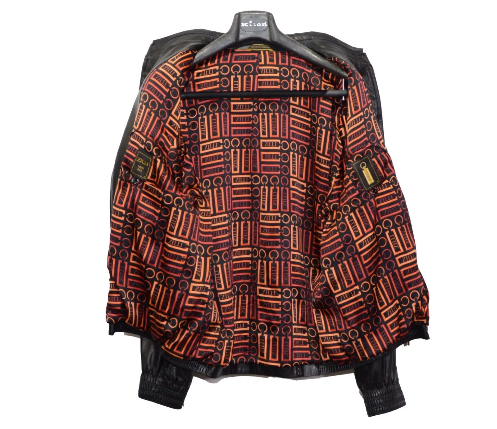 DHgate.com:Zilli Bomber Jacket: Genuine Leather, Silk-Lined DHgate.com:Zilli Bomber Jacket: Genuine Leather, Silk-Lined