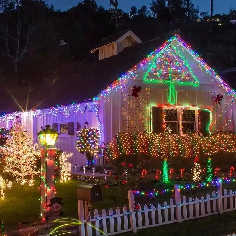 20 Mini LED -touwlichten - Batterij aangedreven, waterdichte sterrenhemelvlieglichten - perfect voor familiehuwelijken kerstfeestjes!