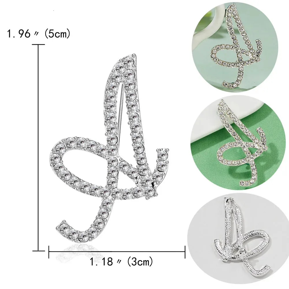 12 Silver Rhinestone Letter BROOCHES ?. WHOLESALE… il_fullxfull.6444865597_1qja.jpg main image 4
