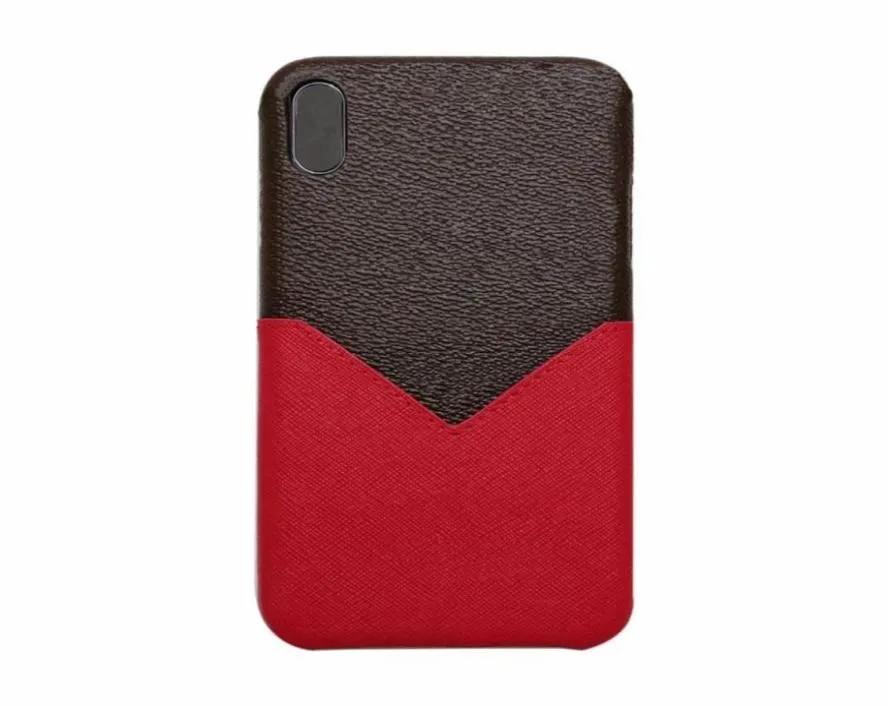 Luxury red small flowers phone cases for iPhone 13 Pro max mini 12 12Pro X XS XR XSMAX shell PU leather designer 12promax 13promax4321457