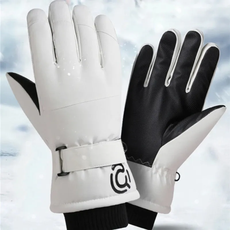 Gants épaississent les gants de ski noir essentiels