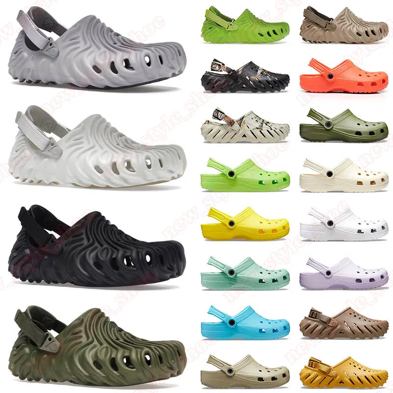 2024 classic designer buckle salehe bembury croc charms sandals mens women clogs luxurys slippers slides triple black white croos beach sandal size