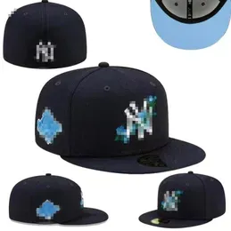 2023 Men's Baseball Fitted Hats Classic World Series Hip Hop  Sport Full Closed LA NY Design Caps Chapeau 1995 Stitch Heart 