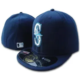 2020 Top Quality Fashion Fan039s Popular Mariners Flat Fitted Caps Men039s Sport All Team Baseball Full Closed Design Hats S4497476