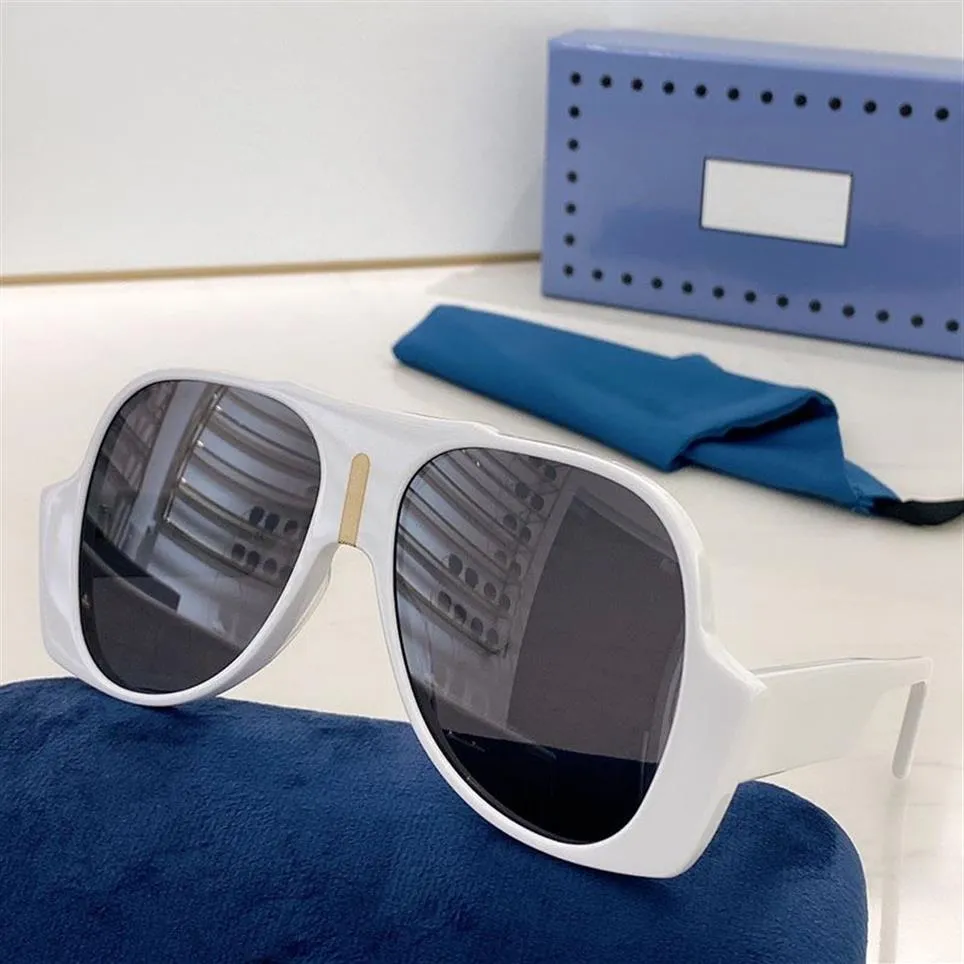 2022 Новое высшее качество 0785 Мужские солнцезащитные очки женские очки Дизайнерский личность моды уникальный классический стиль тренда защищает глаза GAFA276S