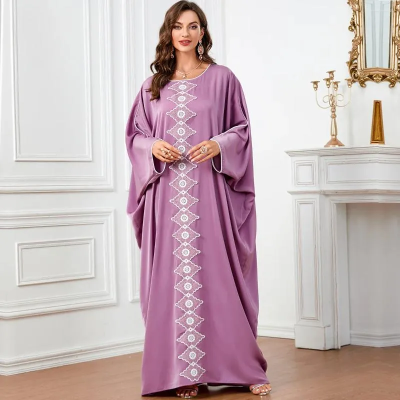 Ropa Etnica Ramadan Marruecos Arabia Saudita Musulmana Musulmana Combinacion De Colores Solidos De Lujo Medio Oriente Mangas De Bate Grandes De 23 11 DHgate