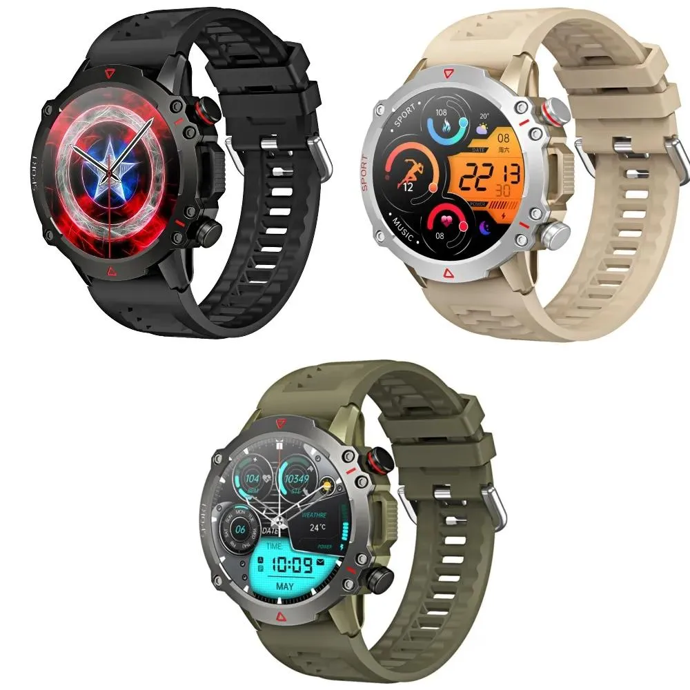 時計TF10 Pro SmartWatch Men bt Call 1.53inch Screen IP67防水心拍数血液酸素スポーツトラッカーReloj Smart Watch Hombre