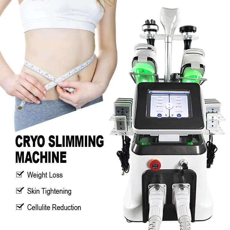 360 graus Cryo Slimming Portable 7 em 1 Criolipólise Cavitação