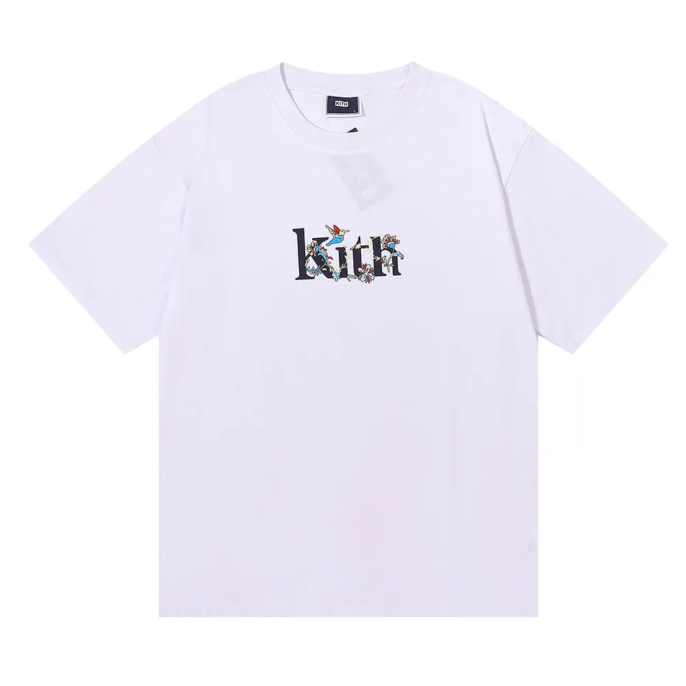 Kith TomとJerry Tシャツのデザイナー男性トップ女性カジュアル半袖セサミストリートティーヴィンテージファッション服Tシャツアウトウェアトップ特大の男のショーツ9cmf