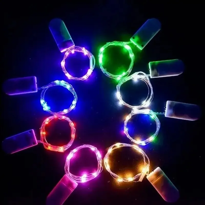 39.37inch Led Copper Wire Fairy Lights, Waterproof LED String Lights, Battery Operated DIY Wedding Party Christmas Decoration Garland Light