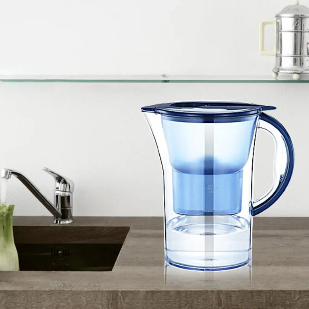 Water Filter Reduces Chlorine Sediments Household Jug Home