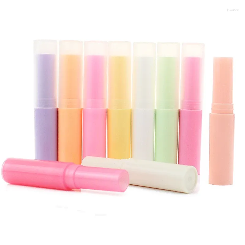 Opslagflessen 30/50/100 stcs 4 ml lipcontainer met doppen draagbare mini lege stok buis lippenstift reiss cosmetische containers