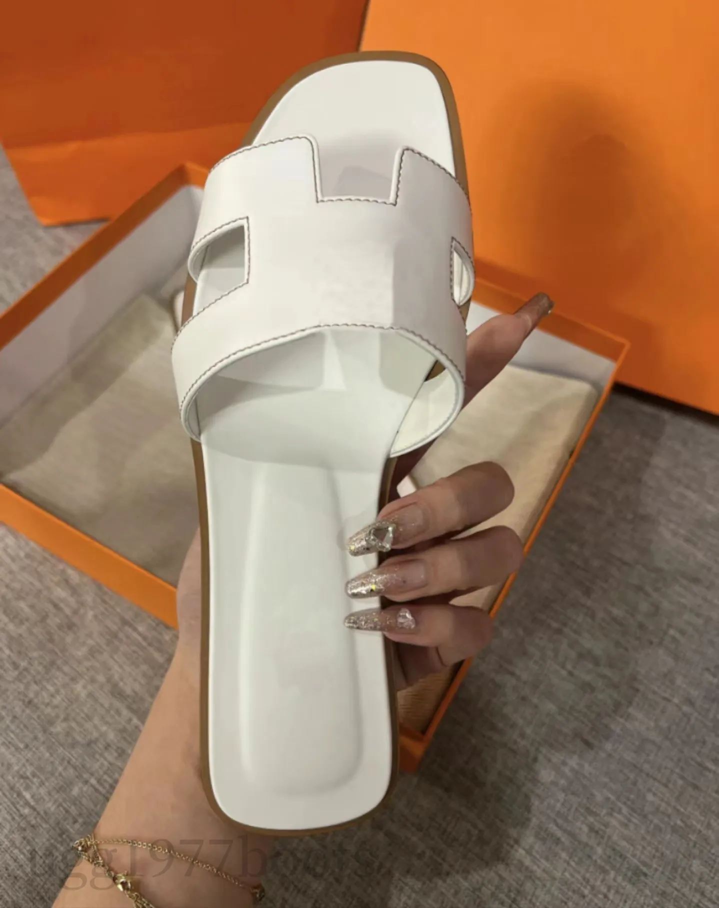 Designer Womens Sandals Mens Slippers Summer Slide Flip Flops Luxury Printed Jelly Rubber Leather Women Dress Shoes