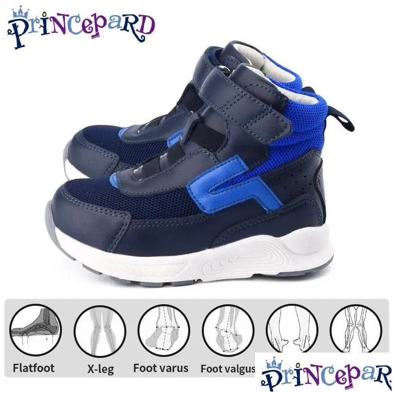Boots Enfants Poigné Corrigé avec Arch Support Kids Sneaker Orthopedic Sneaker pour garçons Empêche Foot Valgus Varus 231117 DROP DEL DH7FL