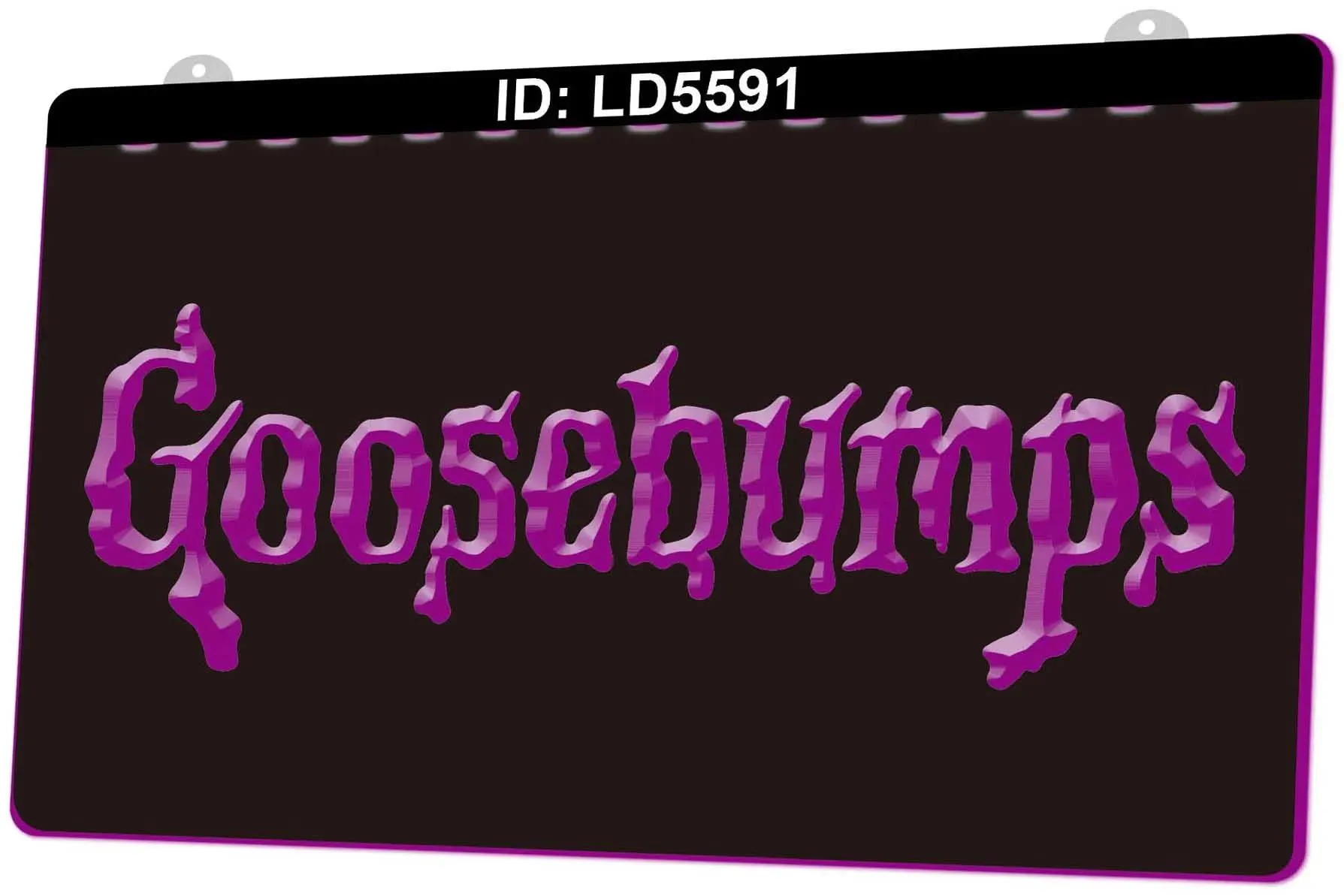 التوقيع LD5591 GOOSEBUMPS 3D نقش LED LED SIGN