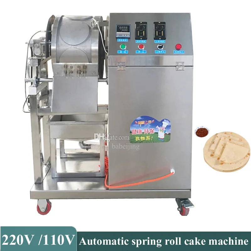 Automatische tortilla machine pannenkoeken Maker Spring Roll Forming Pastry Machine Roast Duck Cake Machine