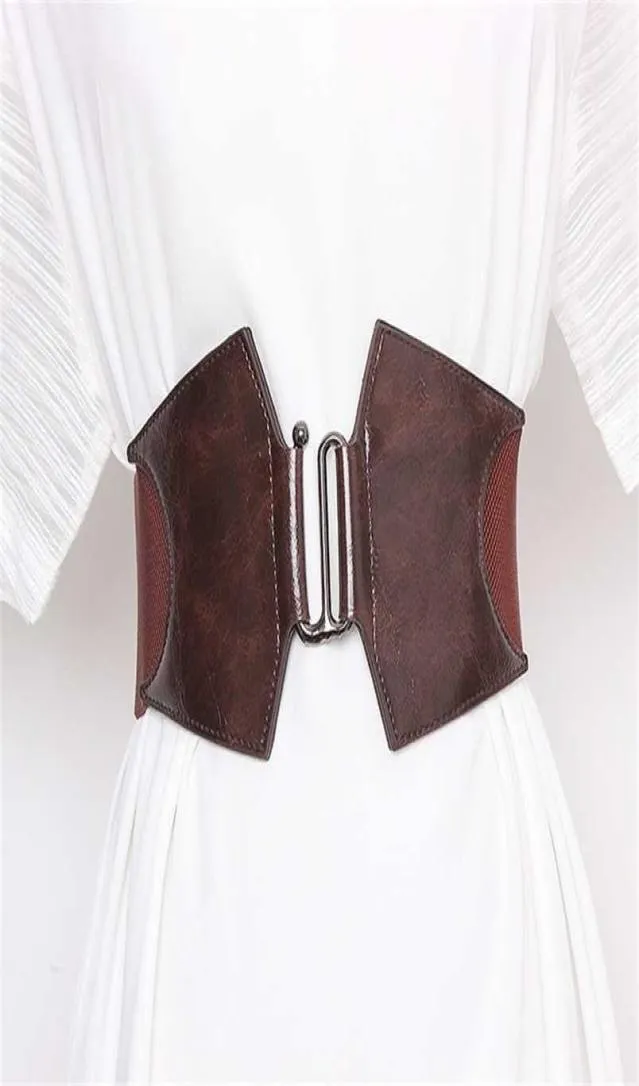 Plus Size Elastic Corset Belt Female Waist Wide Belts For Women Designer High Quality Stretch Cummerbunds Dress Waistband 2202108557588