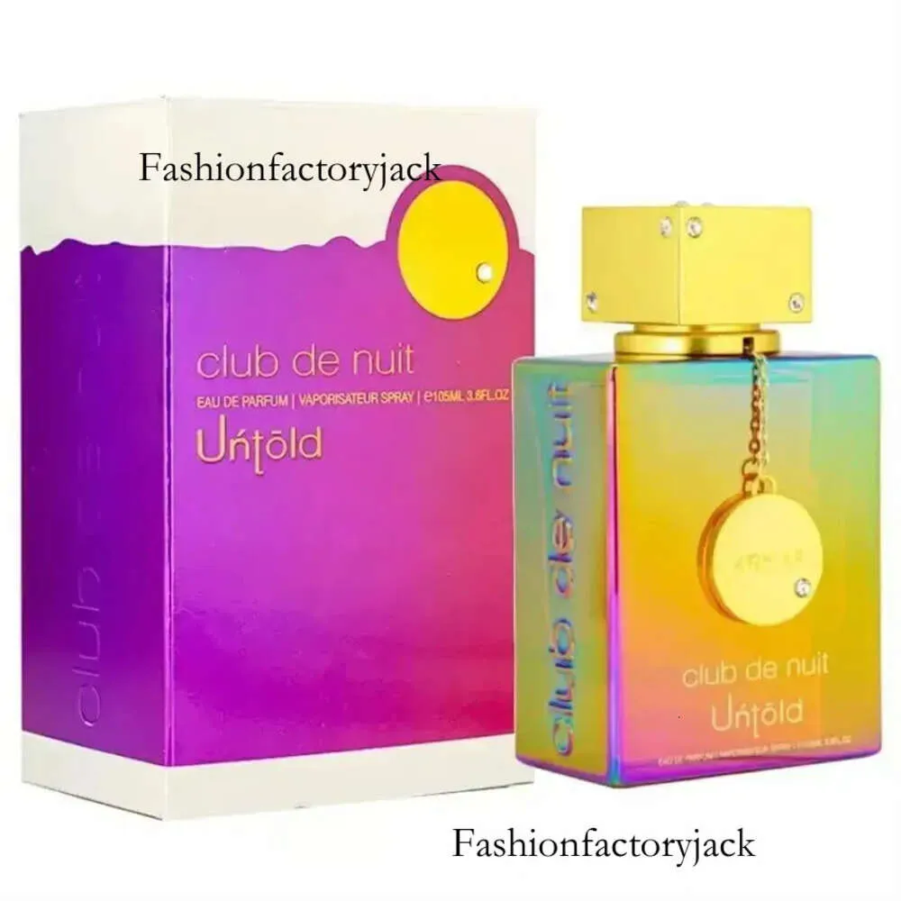 De Armaf Clu Nuit Untold Fine Fine fuyme new Parfume 105mlメスフレグランスクラシック長持ちする長持ちする香り95