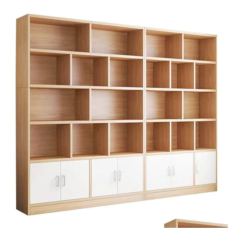 Mobili commerciali Design personalizzato Scheda ecologica in legno massiccio grande moderno libreria di libreria Acquisto Contattaci Drop Delivery H Dhjkf