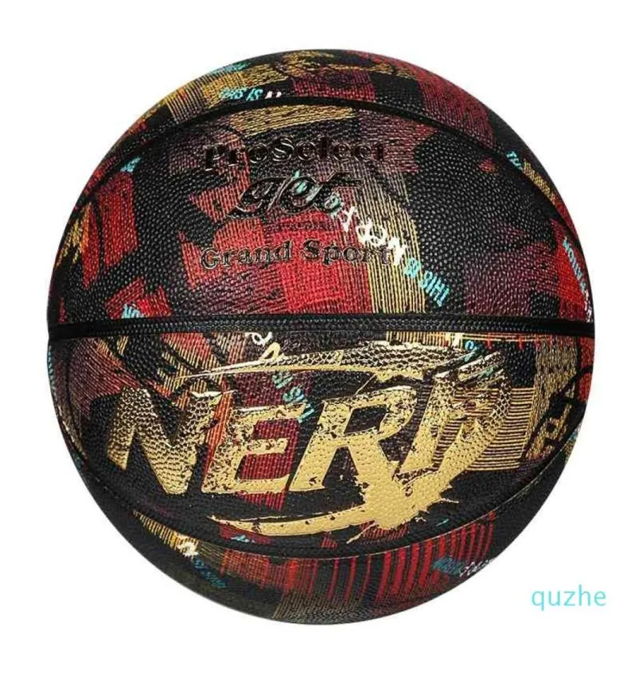 Ball de basket-ball Fonction officielle 7 pu en cuir PU Excellent sentiment de formation d'équipe tactile sports pour hommes extérieurs intérieurs street1085855