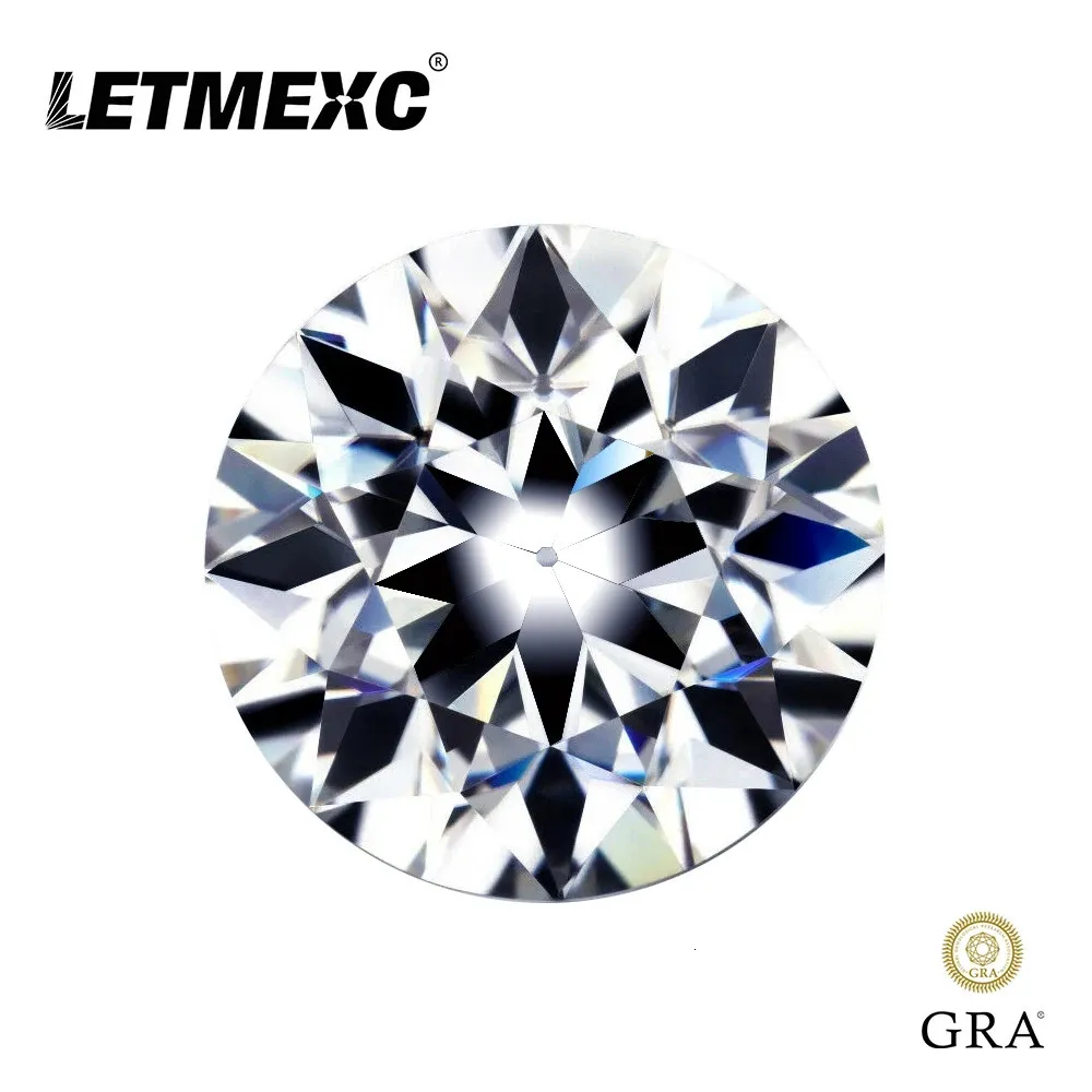 Letmexc Top Old European Cut Round Super D VVS1 VOLOSE DAIMOND TEST MIVER GEMSTONE لعمل المجوهرات صنع 231221