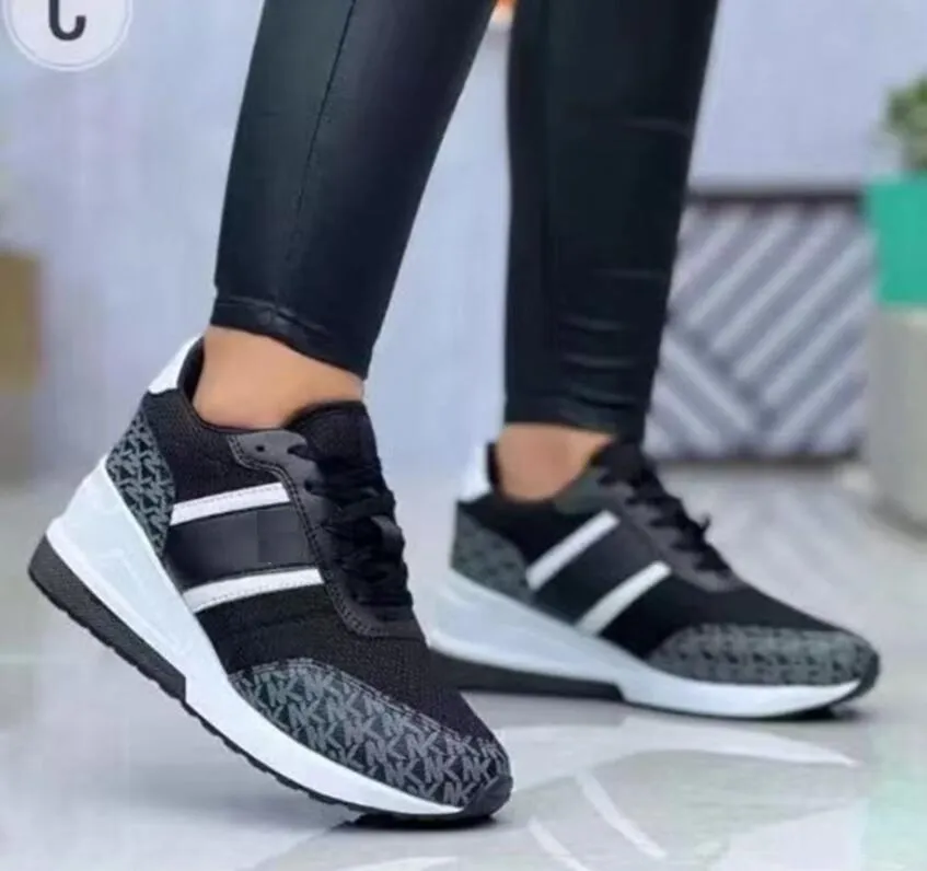 Zapatos de caminata de cuero clásico deportes livianos para mujeres zapatillas para mujeres transpirables entrenadores de zapatillas zapatillas de deporte