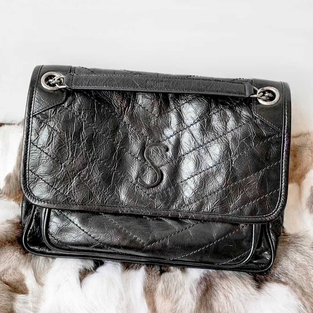 Luxurys Handbag Nikiデザイナーバッグ女性7A高品質の財布ファッションマンクロスボディポチェットショルダーバッグ