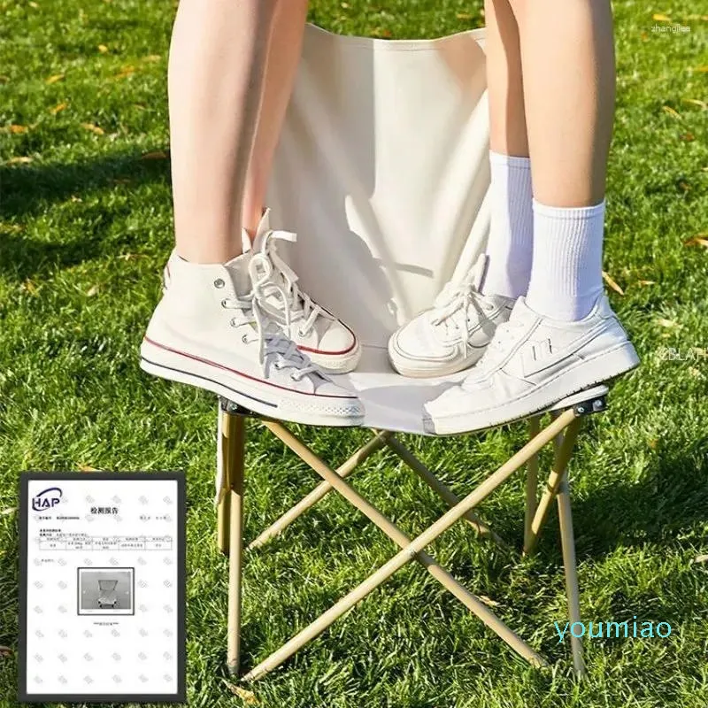 Chaise Pliable De Camping Léger - Poids 900g, Charge 160kg, Tissu Oxford 600D, Idéale Rando, Pêche, Pique-nique - 3