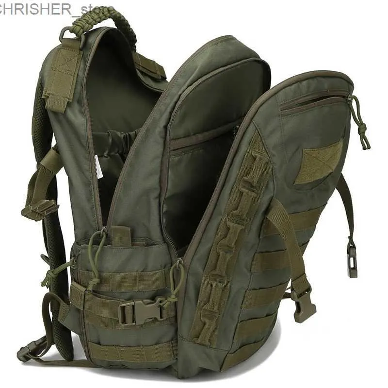 Bolsas al aire libre Hot 35l 3p Mochila táctica Bolsa militar 3 días Mochila al aire libre para impermeabilizar la mochila Camping Bag Mochilal2312222