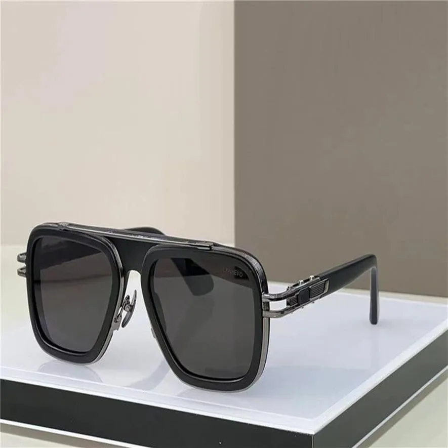 Fashion Man Solglasögon LXN-EV 403 Square Frame Sports Car Shape Design Style Top Quality Outdoor UV 400 Protective Glass med GL276C