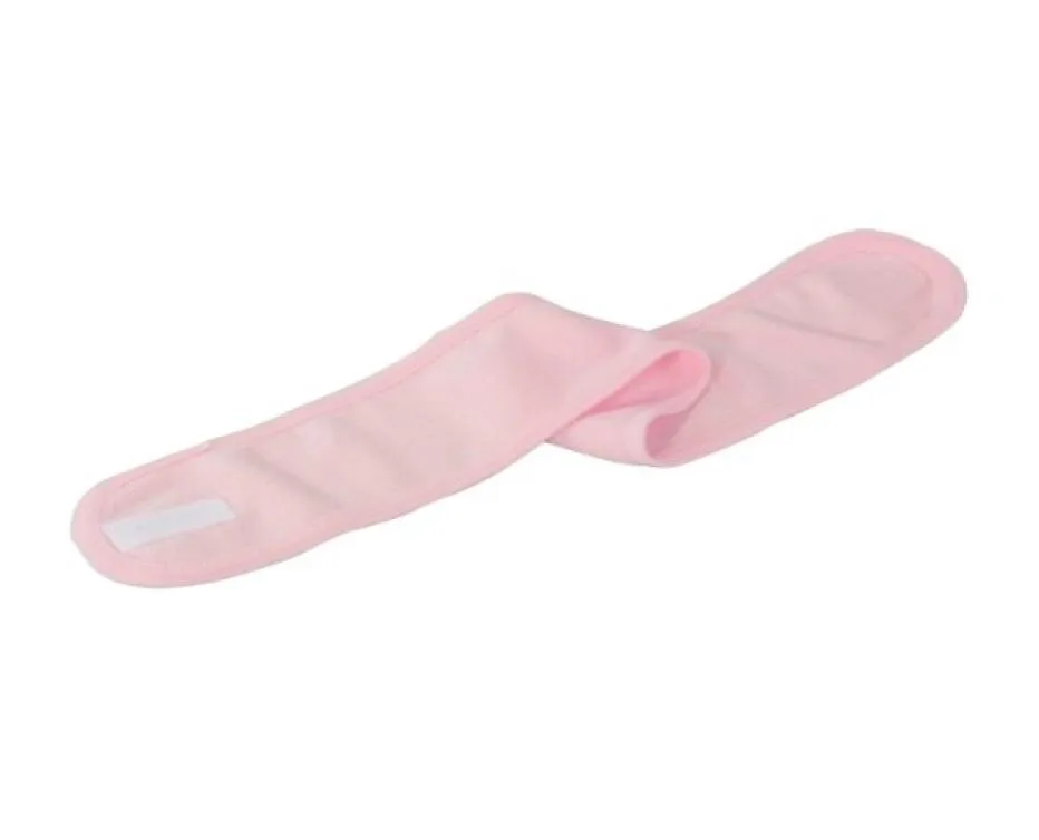 Whole Pink Wash Face Makeup Spa Stretch Elastic Adjustable Soft Headband3858328