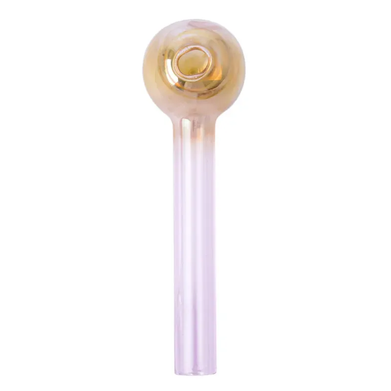 New Arrival 10.5cm Glass Oil Burner Pipe Wholesale Colors Pyrex Oil Burner Hand-Pipes Mini Small Smoking Pipes Straight Tube Hand Burning SW128