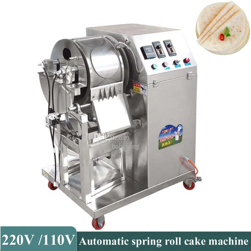 Roast Duck Cake Machine Commercial Spring Roll Skin Machine Scones Lotus Leaf Thousand Layer Cake Silk Doll Skin Machine