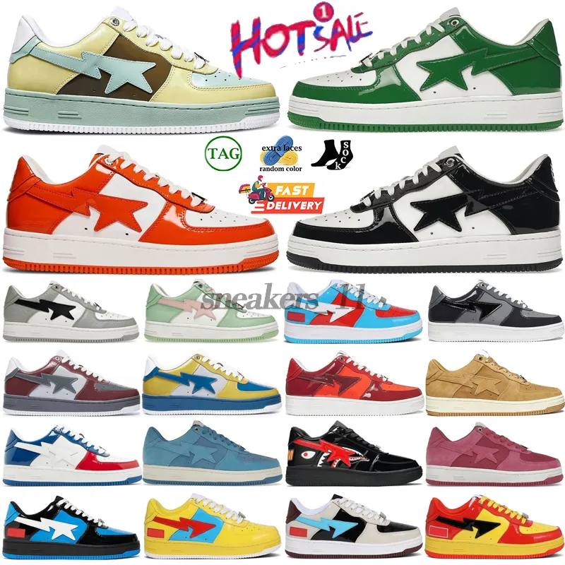 Designer sapatos casuais tubarão baixo preto branco verde azul vermelho couro camuflagem skate jogging homens mulheres esportes tênis treinador dhgate sapato com caixa