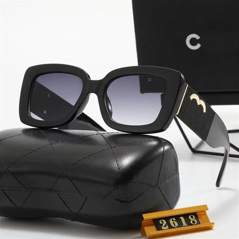 Designers solglasögon lyxiga glasögon solglasögon gradientfärger design kör resor sandstrand solglasögon mångsidig slapp S304E