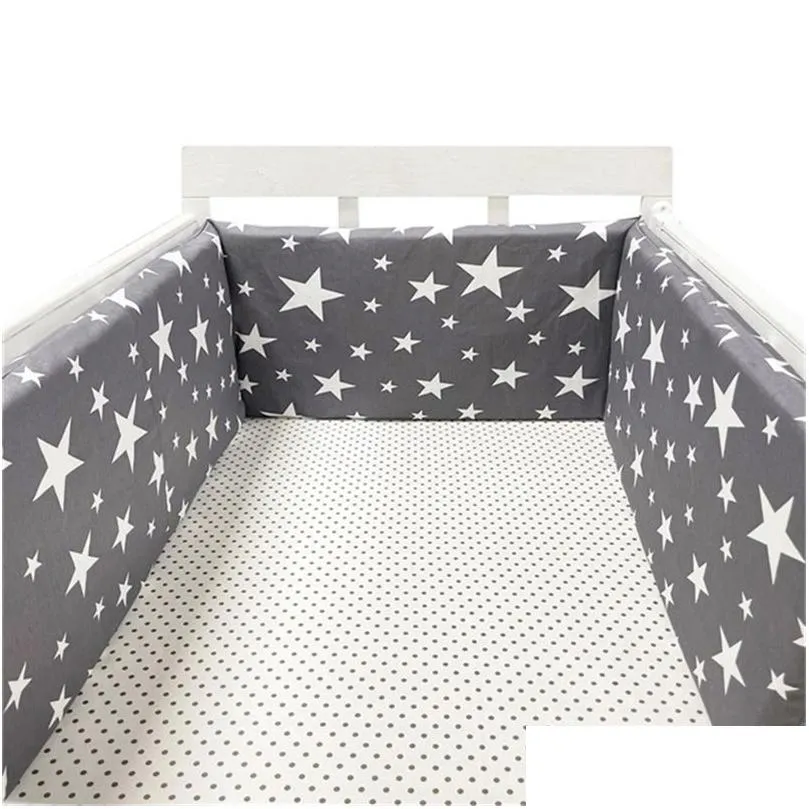 Bed Rails 200X30Cm Baby Crib Fence Cotton Protection Railing Thicken Bumper Around Protector Room Decor 220826 Drop Delivery Kids Ma Dhnzw